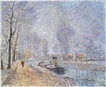 Gustave Loiseau  - Bilder Gemälde - The Seine at Pontoise
