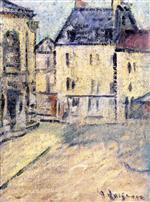 Gustave Loiseau  - Bilder Gemälde - The Street