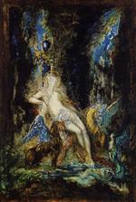 Gustave Moreau - Bilder Gemälde - Fairy and Griffon