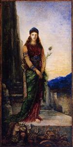 Gustave Moreau - Bilder Gemälde - Helen on the Walls of Troy