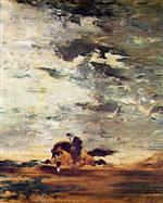 Gustave Moreau - Bilder Gemälde - Horseman