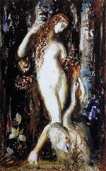 Gustave Moreau  - Bilder Gemälde - Leda 