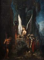 Gustave Moreau  - Bilder Gemälde - Oedipus Wanderer