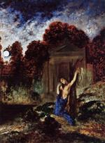 Gustave Moreau  - Bilder Gemälde - Orpheus at the Tomb of Eurydice