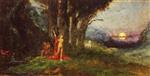 Gustave Moreau  - Bilder Gemälde - Pasiphae and the Bull