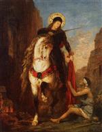 Gustave Moreau  - Bilder Gemälde - Saint Martin