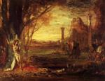 Gustave Moreau  - Bilder Gemälde - Saint Sebastian and his Executioners