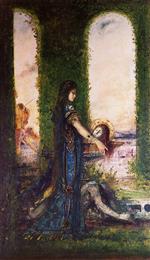 Gustave Moreau  - Bilder Gemälde - Salome in the Garden