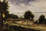 Gustave Moreau  - Bilder Gemälde - View of the Garden of Madame Aupick