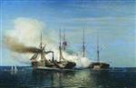 Alexei Petrowitsch Bogoljubow - Bilder Gemälde - A Sea Battle
