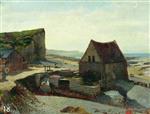 Alexei Petrowitsch Bogoljubow  - Bilder Gemälde - Veules, Normandy