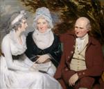 Henry Raeburn - Bilder Gemälde - John and Betty Johnstone and Miss Wedderburn