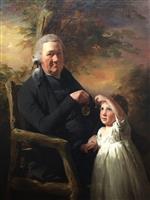 Henry Raeburn - Bilder Gemälde - John Tait and His Grandson