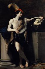 Guido Reni - Bilder Gemälde - David mit dem Haupte Goliaths