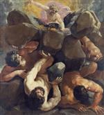 Guido Reni - Bilder Gemälde - Der Gigantensturz