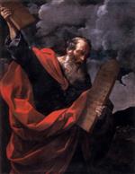 Guido Reni  - Bilder Gemälde - Moses with the Tables of the Law