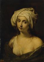 Guido Reni  - Bilder Gemälde - Portrait of a Young Girl