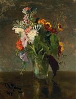 Ilya Efimovich Repin  - Bilder Gemälde - Bouquet of Flowers