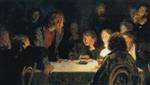 Ilya Efimovich Repin  - Bilder Gemälde - Geheime Zusammenkunft
