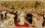 Ilya Efimovich Repin  - Bilder Gemälde - Party for the Aristocracy