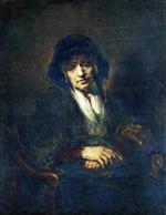 Ilya Efimovich Repin  - Bilder Gemälde - Portrait of an old woman
