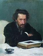 Ilya Efimovich Repin  - Bilder Gemälde - Portrait of composer and journalist Pavel Ivanovich Blaramberg