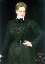 Ilya Efimovich Repin  - Bilder Gemälde - Portrait of countess Sophia Vladimirovna Panina