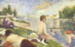 Georges Seurat - Peintures - Baignade  à Asnières