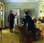 Ilya Efimovich Repin  - Bilder Gemälde - Unerwartet