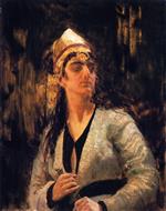 Ilya Efimovich Repin  - Bilder Gemälde - Woman with a Dagger