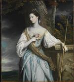 Joshua Reynolds - Bilder Gemälde - Anne Dashwood, Later Countess of Galloway