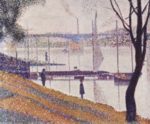 Georges Seurat - Bilder Gemälde - Brücke von Courbevoie