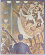 Georges Seurat - Peintures - Can Can (Le Chahut)