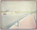 Georges Seurat - Peintures - Le canal de Gravelines