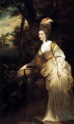 Joshua Reynolds  - Bilder Gemälde - Georgiana Cavendish, Duchess of Devonshire