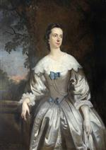 Joshua Reynolds  - Bilder Gemälde - Harriet Eliot, Wife of Richard Eliot
