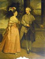 Joshua Reynolds  - Bilder Gemälde - Henry Loftus, Earl of Ely and His Wife Frances Monroe, Countess of Ely