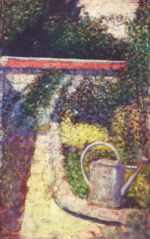 Georges Seurat - Bilder Gemälde - Die Gießkanne