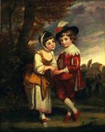 Joshua Reynolds  - Bilder Gemälde - Lord Henry Spencer and Lady Charlotte Spencer