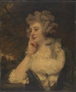 Joshua Reynolds  - Bilder Gemälde - Mrs. Jane Braddyll