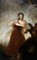 Joshua Reynolds  - Bilder Gemälde - Mrs. Musters as Hebe
