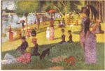 Georges Seurat - paintings - A Sunday on La Grande Jatte