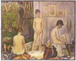 Georges Seurat  - Peintures - Les Poseuses, ensemble