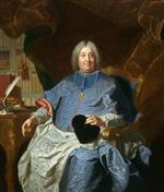 Hyacinthe Rigaud - Bilder Gemälde - Charles Gaspard Guillaume de Vintimille du Luc, Archbishop of Paris