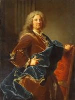 Hyacinthe Francois Rigaud  - Bilder Gemälde - Portrait of the Marquis Jean-Octave de Villars