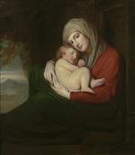 George Romney - Bilder Gemälde - A Mother and Child