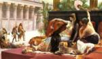 Alexandre Cabanel - Peintures - Cléopâtre teste le poison sur des prisonniers