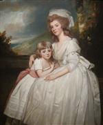 Bild:Portrait of Mrs Richard Pryce Corbet and her Daughter