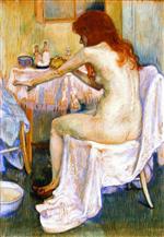 Theo van Rysselberghe - Bilder Gemälde - After the Bath