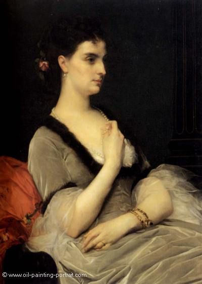 Portrait of Countess E. A. Vorontsova Dashkova